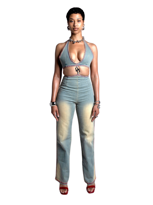 Denim Dream Washed Jumpsuit