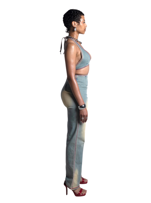 Denim Dream Washed Jumpsuit